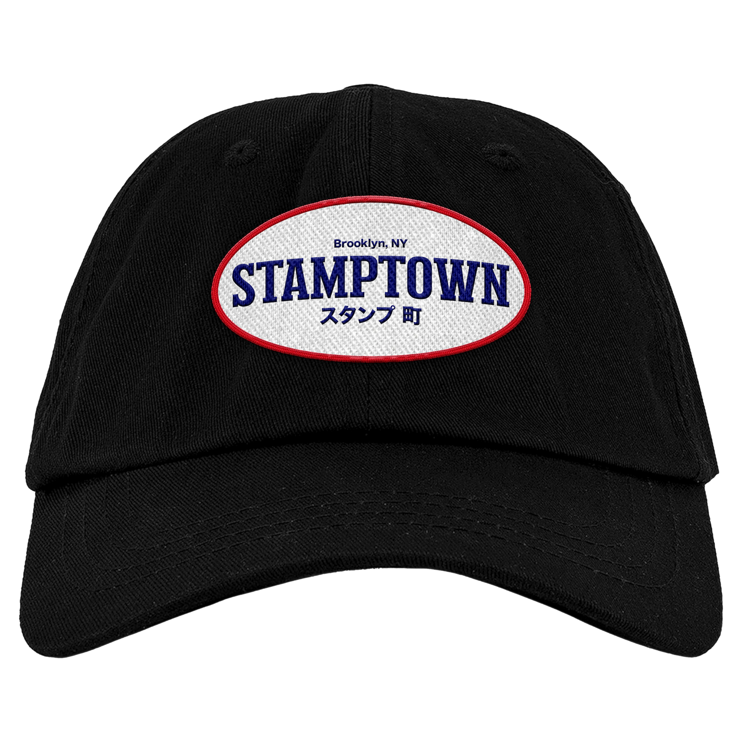 Stamptown Black Embroidered Cap ROW